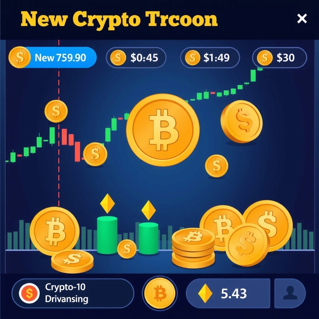 Crypto Tycoon mobile game screenshot