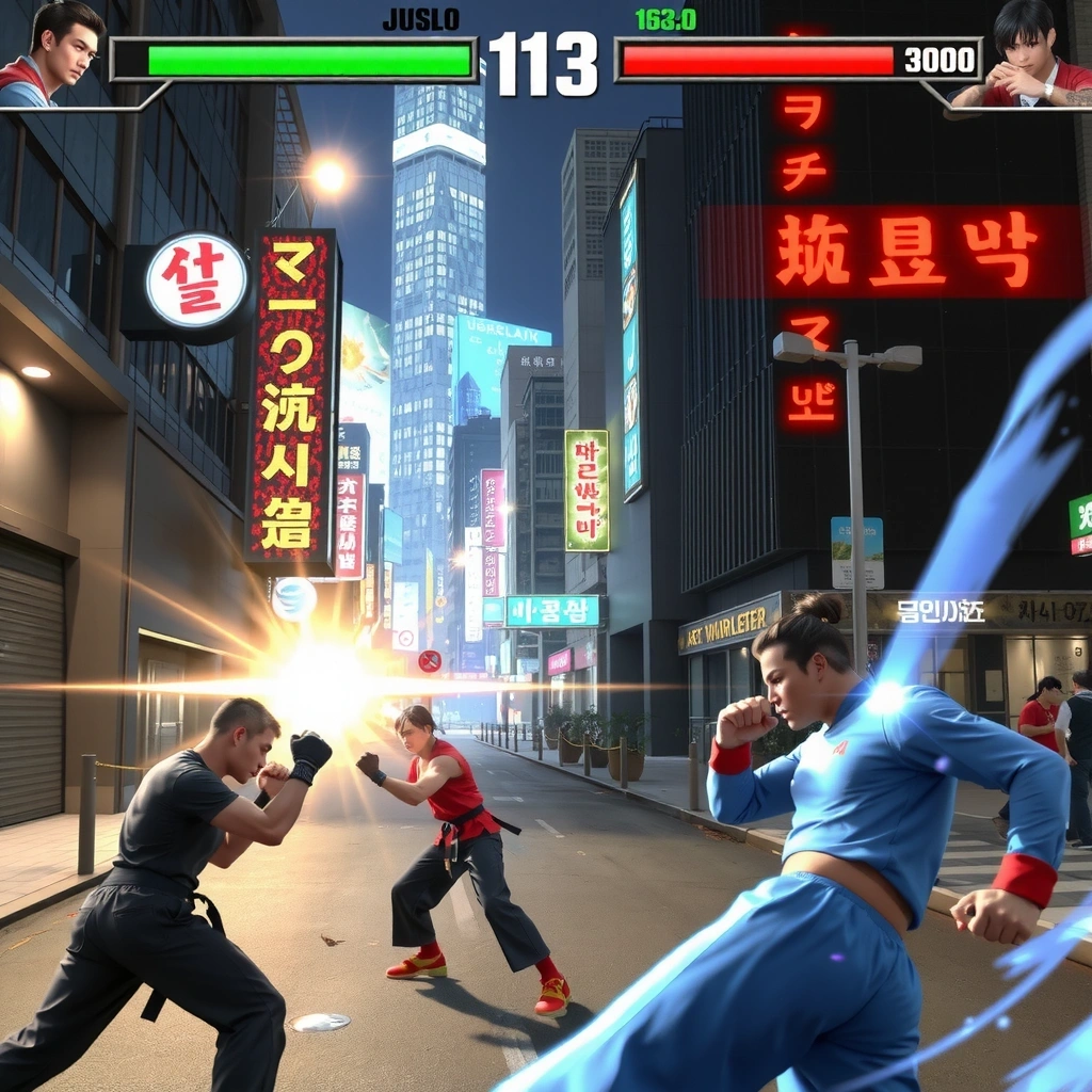 Urban Warriors mobile game screenshot